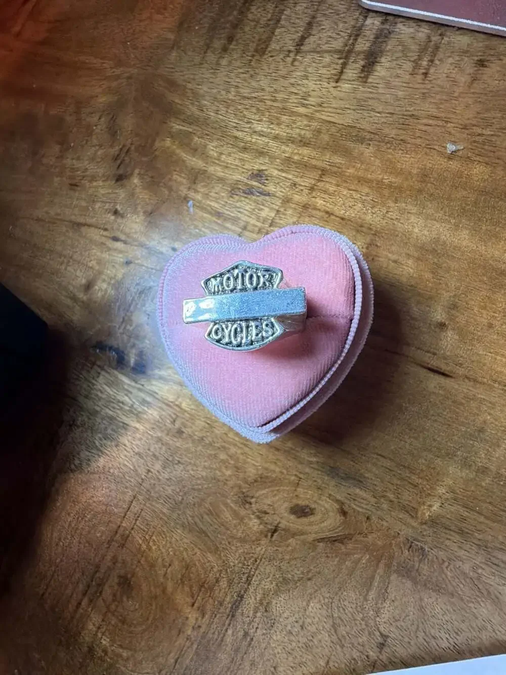 Harley-Davidson Motorcycle Bar and Shield Logo Statement Ring